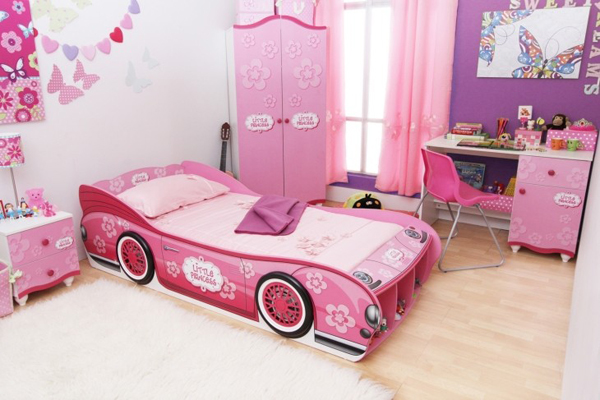 фото Дизайнерская кровать в детской