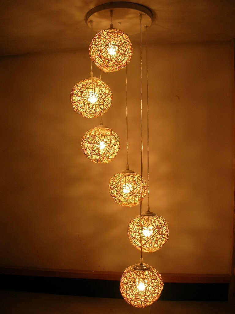 Free-shipping-handmade-six-beads-spiral-rattan-lighting-hand-weaving-chandelier-living-room-lights-decorative-lights