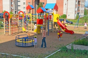 Установка детской игровой площадки своими руками
