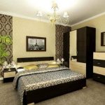 Комбинирование обоев в спальне: советы и 41 готовый дизайн