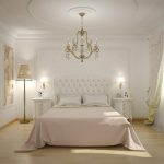 белая спальня в классическом стиле