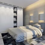 небольшая спальня в стиле минимализм