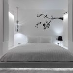 ретро-минимализм в интерьере спальни